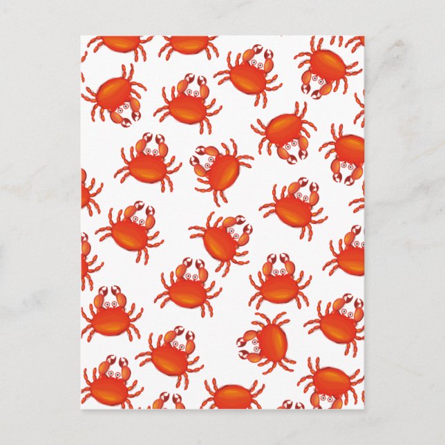 Christmas Island red crabs Postcard (Front)