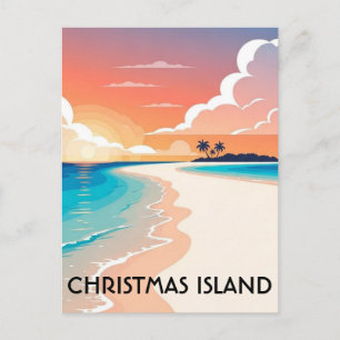 Christmas Island Travel Postcard