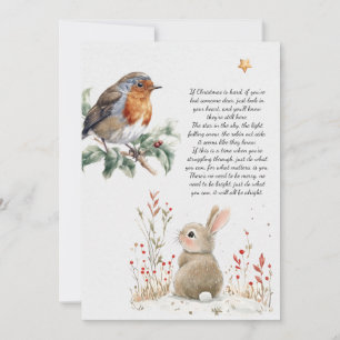 Christmas "It Will All Be Alright" Quote Holiday Card