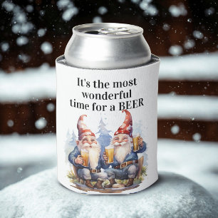 Christmas It's the most wonderful time for a beer Can Cooler