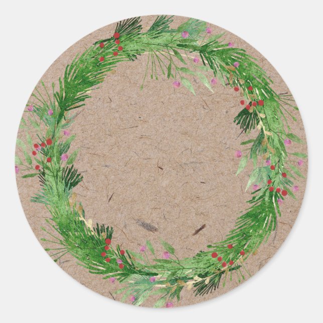 Christmas Jam Canning | Homemade  Mason Jar Classic Round Sticker (Front)