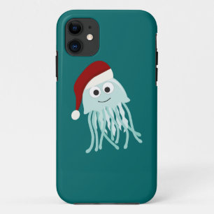 Christmas Jellyfish iPhone 11 Case