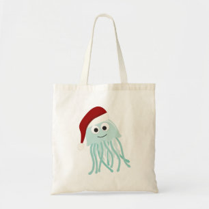 Christmas Jellyfish Tote Bag