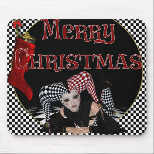 Christmas Jester 1 - Merry Christmas Mousepad