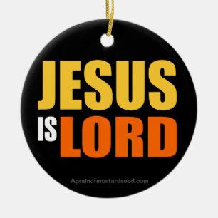 Christmas Jesus Ceramic Ornament