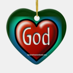 Christmas Jesus Ceramic Ornament