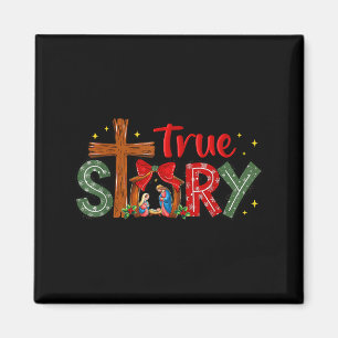 Christmas Jesus Cross Religious Christian Xmas Tru Magnet