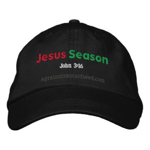 Christmas Jesus Embroidered Hat