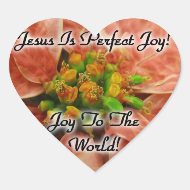 Christmas : Jesus Is Perfect Joy! stickers (Front)