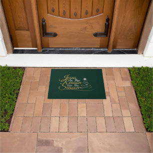 Christmas Jesus is the Reason for the Season Doormat