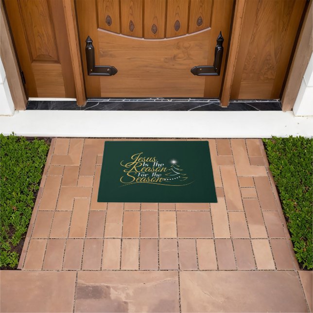 Christmas Jesus is the Reason for the Season Doormat (Outdoor)