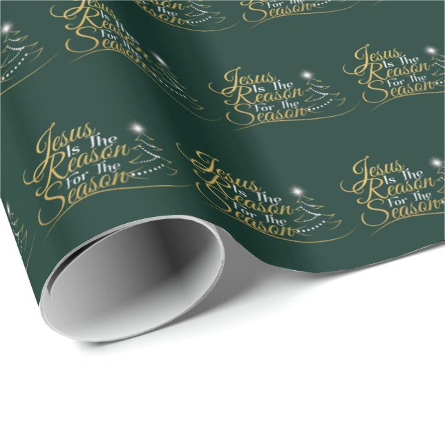 Christmas Jesus is the Reason for the Season Wrapping Paper (Roll Corner)