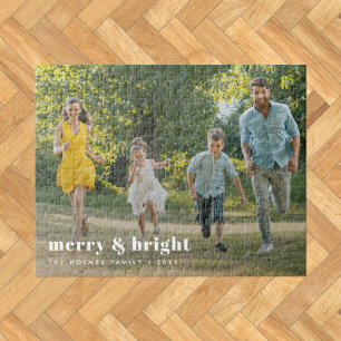 Christmas Jigsaw Puzzle   Family Photo Gift