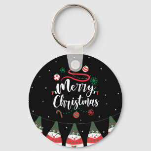 Christmas Jingle Bells Joyful Greetings Collection Keychain