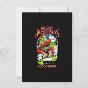 Christmas Jiu Jitsu Merry Jiu jitmas Invitation
