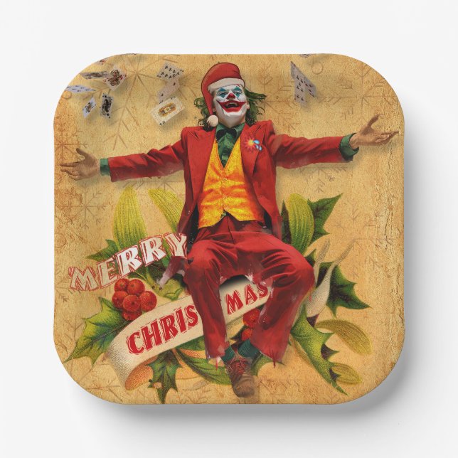 Christmas Joke Paper Plate (Front)