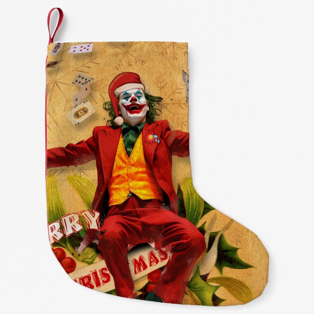 Christmas Joke Small Christmas Stocking (Front)