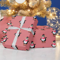 Christmas Jolly Penguin in Scarf with Ear Muffs