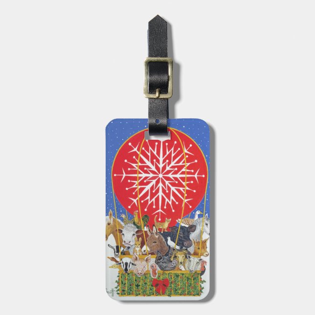Christmas Journey Luggage Tag (Front Vertical)