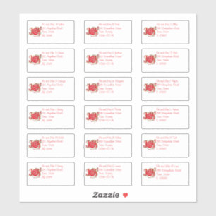 Christmas Joy Bauble Individual Name & Address