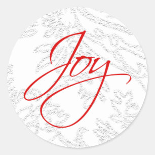 Christmas Joy Customizable Holiday Stickers