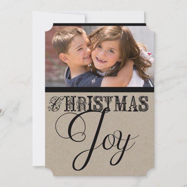 Christmas Joy Customized Photo Christmas Holiday (Front)