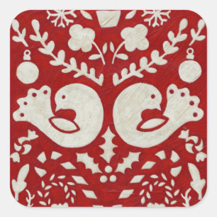 Christmas Joy II Square Sticker