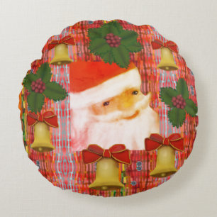 Christmas Joy Round Pillow