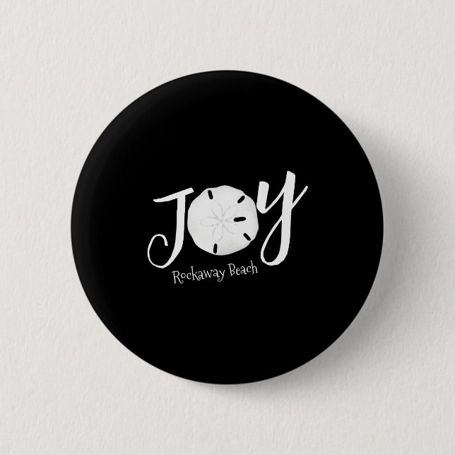 Christmas Joy Sand Dollar T Shirt  2 Inch Round Button (Front)