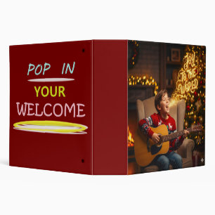 CHRISTMAS JOY THEME SINGING KIDS BINDER