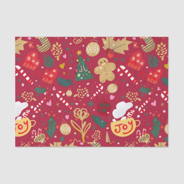 Christmas Joy Tissue Paper (Front)
