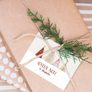 Christmas Joyeux Noel Festive Custom Package Tags