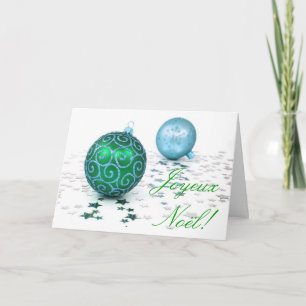 Christmas Joyeux Noel I Holiday Card