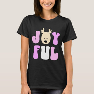 Christmas Joyful Colorful Festive Kids  T-Shirt