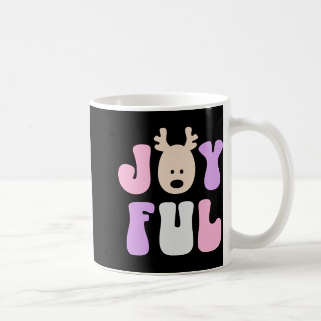 Christmas Joyful Colorful Festive Kids T Shirt  Coffee Mug (Right)