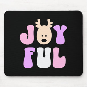 Christmas Joyful Colorful Festive Kids T Shirt  Mouse Pad