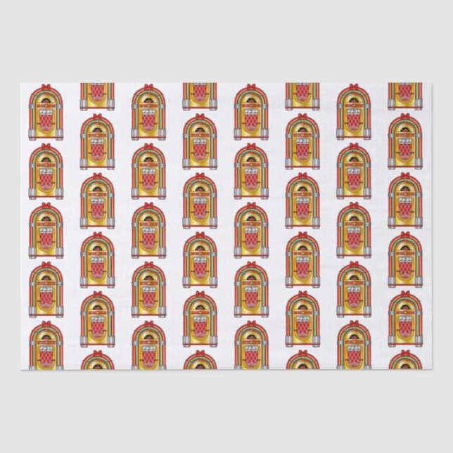 Christmas Jukebox Tissue Paper (Front)