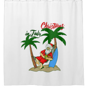 christmas july tropical santa claus