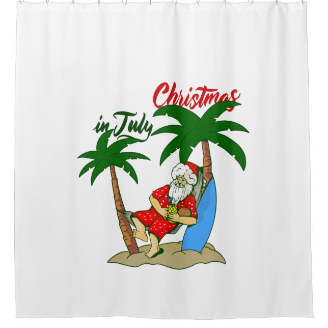 christmas july tropical santa claus (Front)