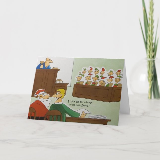 Christmas Jury Holiday Card (Front)