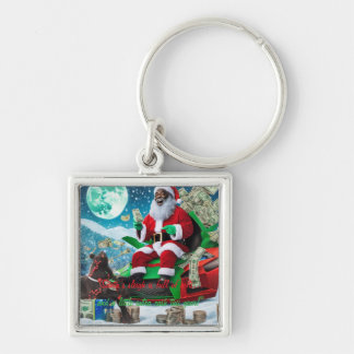 Christmas just got richer!" keychain