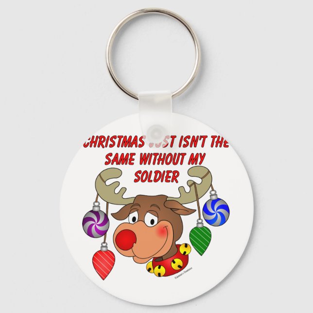 Christmas just isn't the same without my Soldier Keychain (Front)