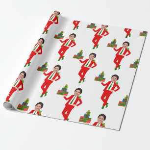 christmas justin trudeau wrapping paper