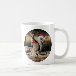 Christmas Kangaroos Australian Style Coffee Mug