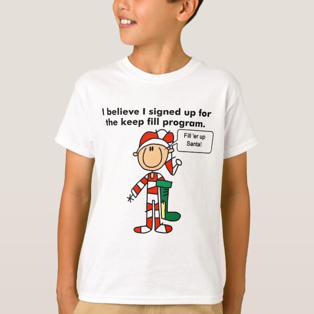Christmas Keep Fill Program Tshirts and Gifts (Front)