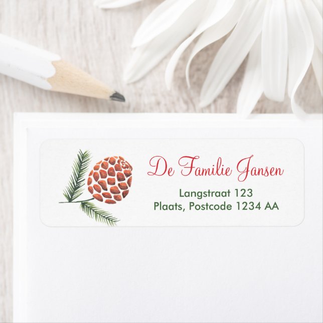Christmas | Kerstmis | Adreslabel | Address Labels (Insitu)