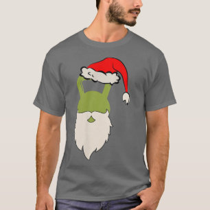 Christmas Kettlebell Workout Funny Gym Weighliftin T-Shirt