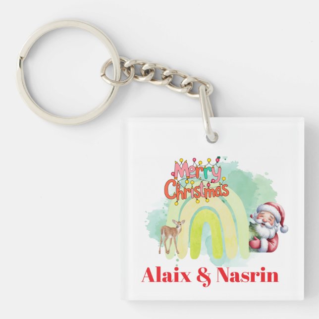 Christmas  keychain (Front)