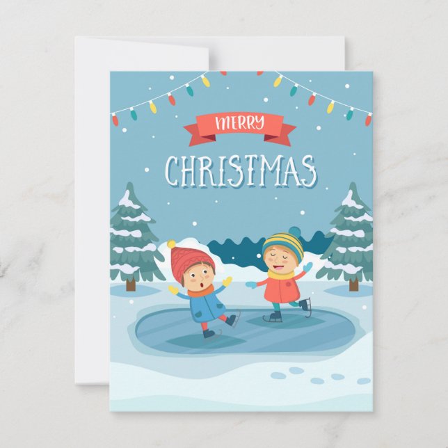 Christmas Kids Holiday Card (Front)