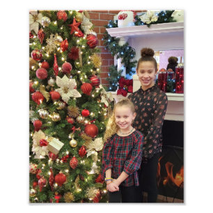 Christmas Kids Personalize Template 8 x 10 Photo Print